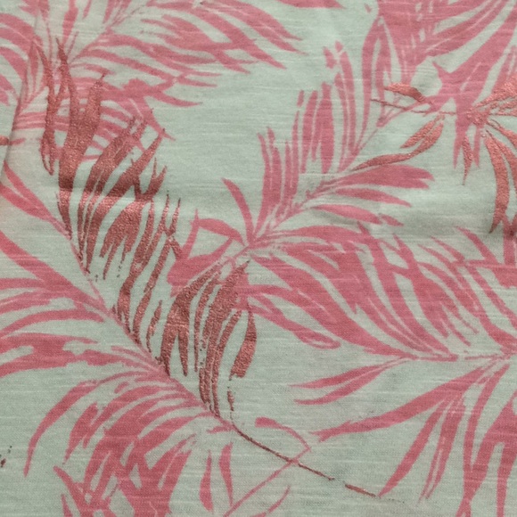 3/$15🌻NWOT Sonoma Embossed Fern Leaves Shirt - Picture 4 of 5